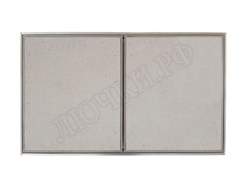 Люк под плитку Нажимной Хаммер Слава 2 створки 1100*300 Люк под плитку Нажимной Хаммер Слава 2 створки 1100*300