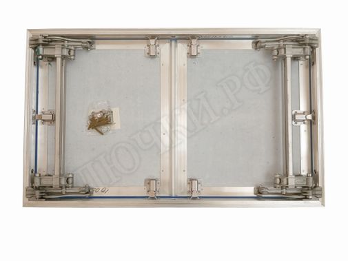 Люк под плитку Нажимной Хаммер Слава 2 створки 1100*300 Люк под плитку Нажимной Хаммер Слава 2 створки 1100*300