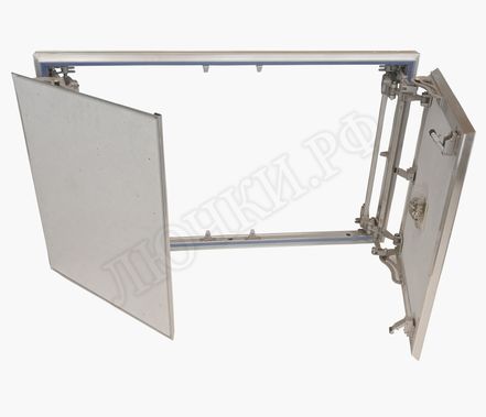 Люк под плитку Нажимной Хаммер Слава 2 створки 1100*300 Люк под плитку Нажимной Хаммер Слава 2 створки 1100*300