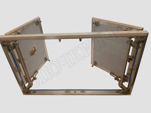 Люк под плитку Нажимной Хаммер Слава 2 створки 1100*300 Люк под плитку Нажимной Хаммер Слава 2 створки 1100*300