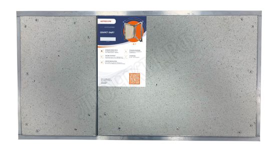 Люк под плитку Нажимной Секрет-Лайт 2 створки 870*500 Люк под плитку Нажимной Секрет-Лайт 2 створки 870*500