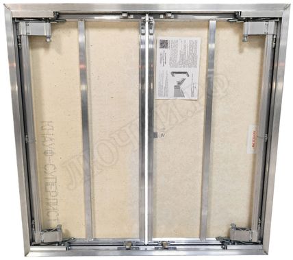 Люк под плитку Нажимной Мега Алюм 2.0, 2 створки 1100*2050 Люк под плитку Нажимной Мега Алюм 2.0, 2 створки 1100*2050